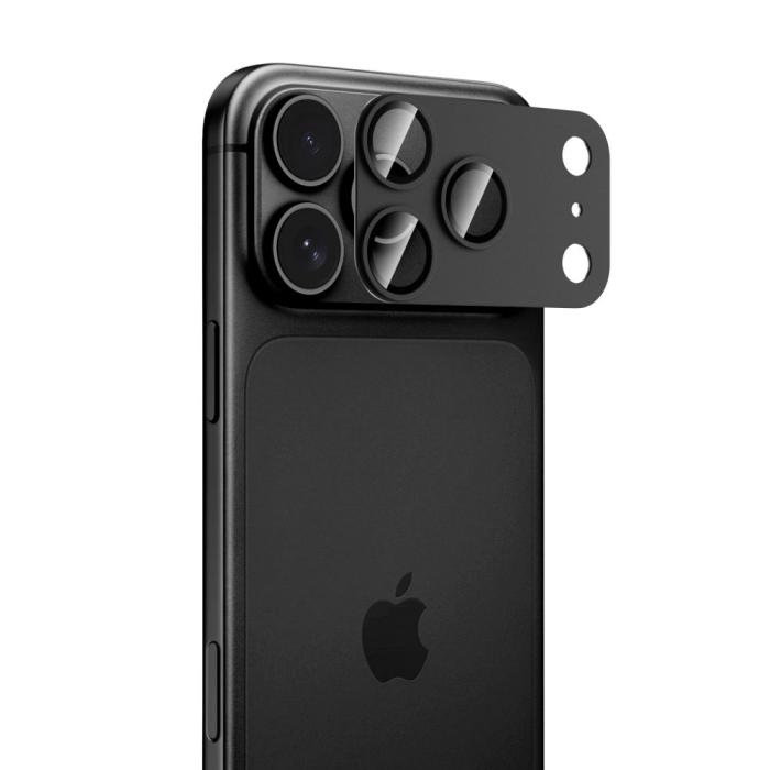 Bild 2, Tech-Protect Tech-Protect iPhone 18 Pro Max Linsskydd CamFull Fit+ Svart - Teknikhallen.se