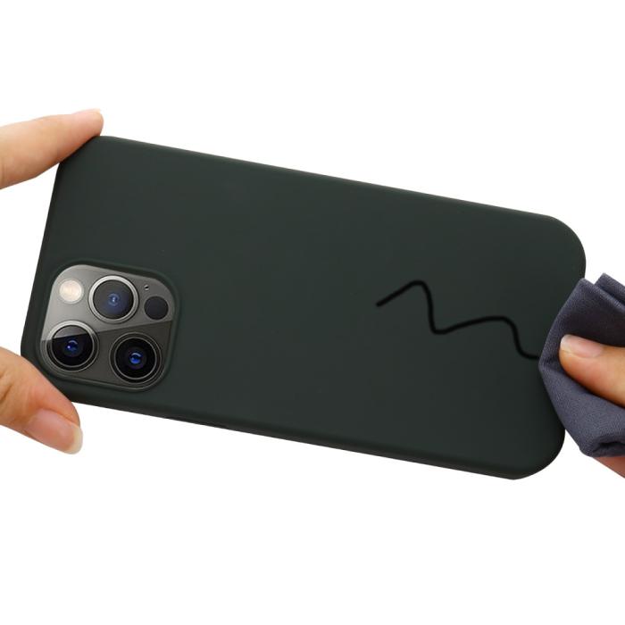 Bild 5,  iPhone 13 Pro - MagSafe Liquid Silikon Skal - Mörk Grön - Teknikhallen.se