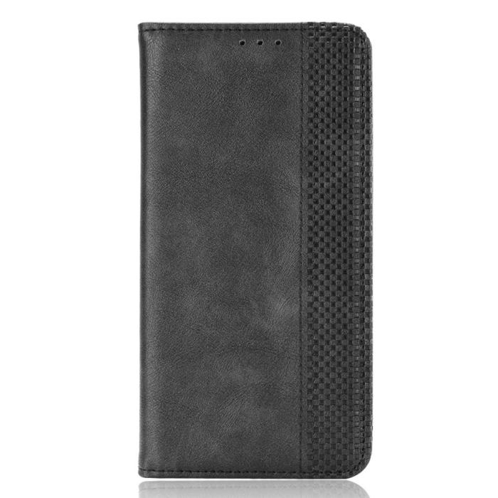 Bild 2,  Xiaomi Redmi Note 11 Pro 5G Fodral Flip Vintage Svart - Teknikhallen.se