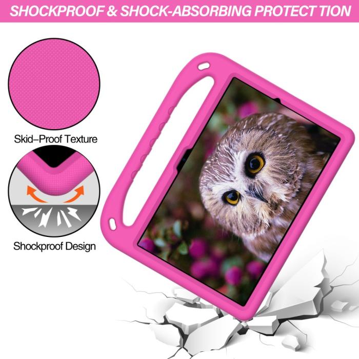 Bild 5,  Samsung Galaxy Tab A8 10.5 (2021) Skal EVA Shockproof Rosa - Teknikhallen.se
