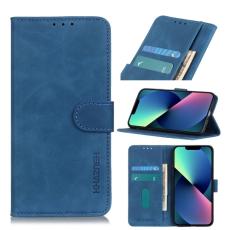 KHAZNEH KHAZNEH iPhone 14 Plus Fodral Retro L&auml;der Bl&aring; - Teknikhallen.se