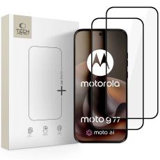 Tech-Protect Tech-Protect Motorola Moto G67/G77 2-PACK Sk&auml;rmskydd GlassFit+ - Teknikhallen.se