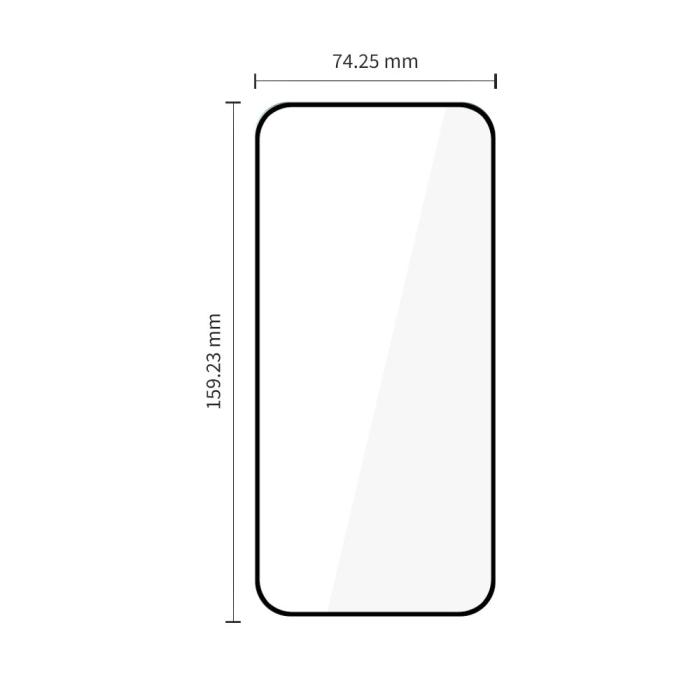 Bild 2, Tech-Protect Tech-Protect Motorola Moto G67/G77 2-PACK Skärmskydd GlassFit+ - Teknikhallen.se
