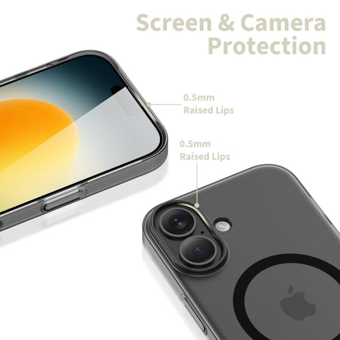 Bild 4, Tech-Protect Tech-Protect iPhone 17 Skal MagSafe MagSlim Matt Svart - Teknikhallen.se