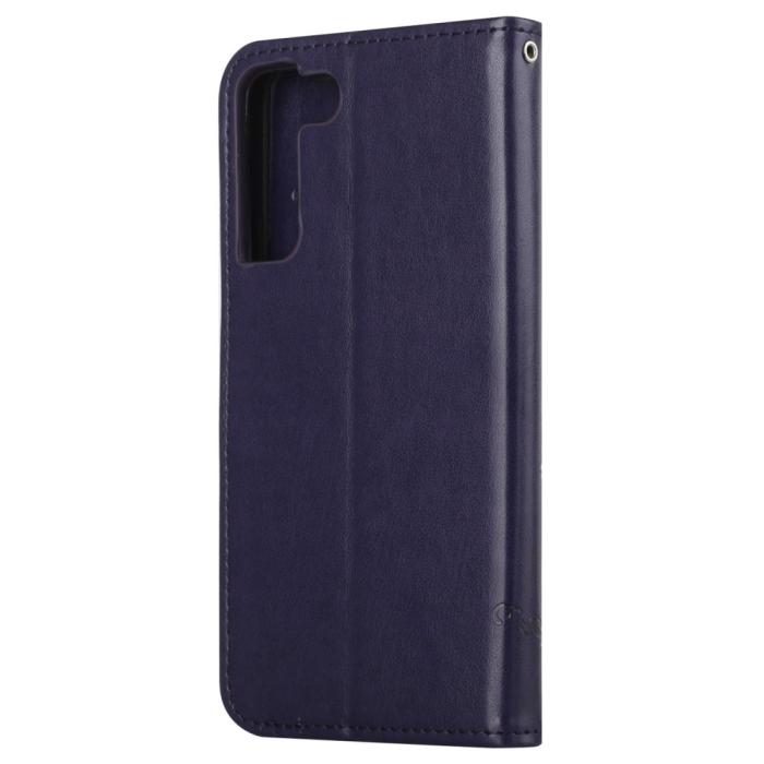 Bild 6,  Samsung Galaxy S23 Plus Fodral Med Tryck Mörk Lila - Teknikhallen.se