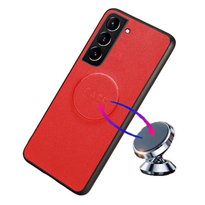 Bild 5,  Samsung Galaxy S23 Plus 2in1 Magnet Fodral Röd - Teknikhallen.se