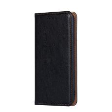  Xiaomi Redmi 9C Fodral Flip L&auml;der Svart - Teknikhallen.se