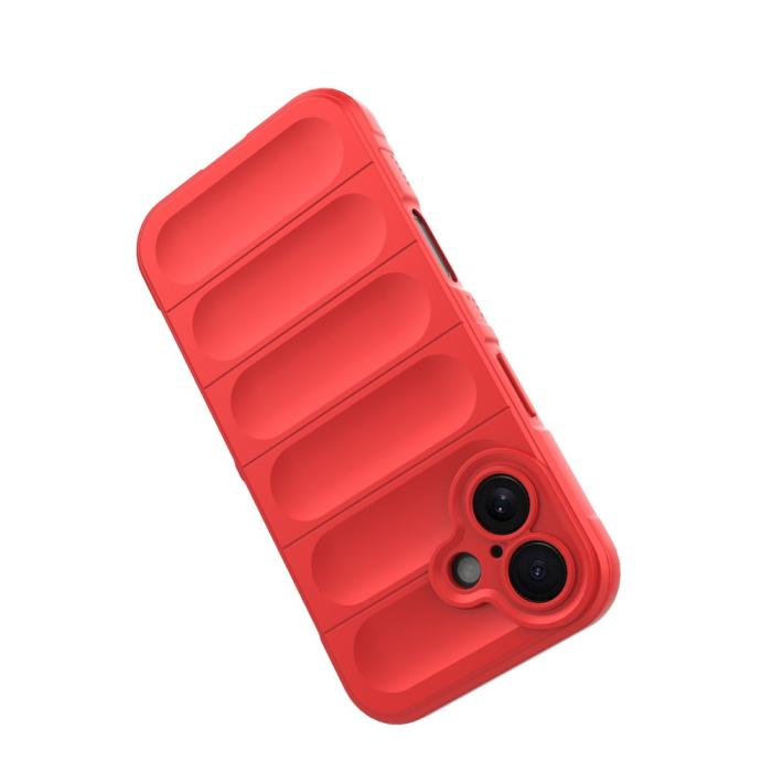 Bild 4,  iPhone 16 Plus Skal Magic Shield Röd - Teknikhallen.se