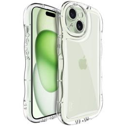 IMAK IMAK iPhone 15 Skal Wavy TPU Skal Transparent - Teknikhallen.se