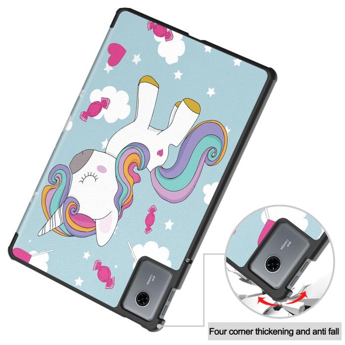 Bild 6,  Lenovo Idea Tab Fodral Tri-Fold Enhörning - Teknikhallen.se