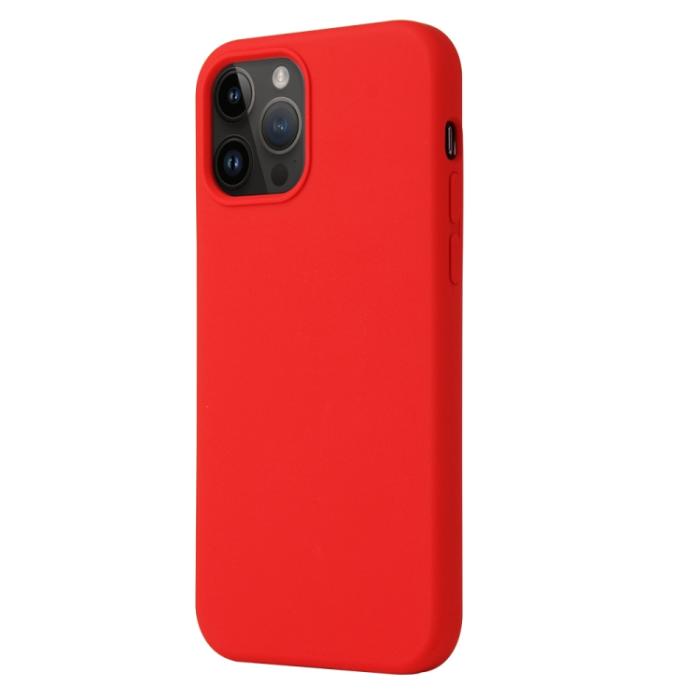 Bild 2,  iPhone 15 Pro Max Skal Liquid Silikon Röd - Teknikhallen.se