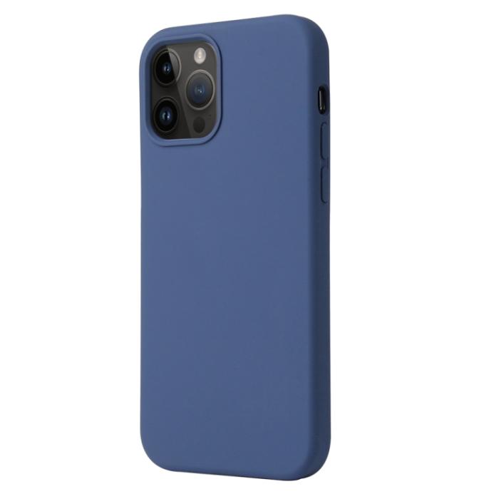 Bild 2,  iPhone 15 Pro Max Skal Liquid Silikon Blå - Teknikhallen.se