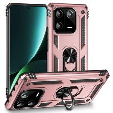  Xiaomi 13 Pro 5G Skal Ring Armor Ros&eacute;guld - Teknikhallen.se