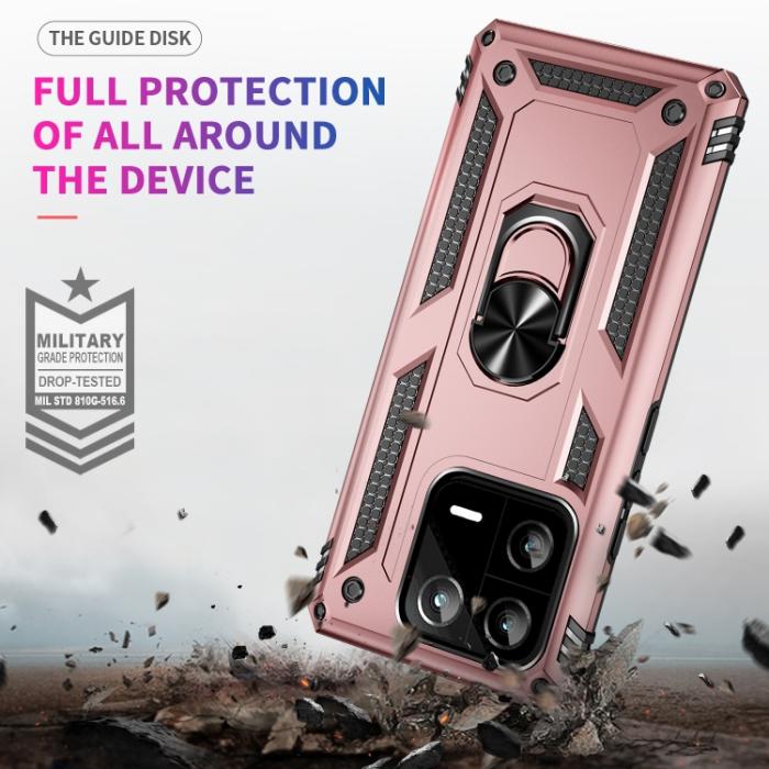 Bild 3,  Xiaomi 13 Pro 5G Skal Ring Armor Roséguld - Teknikhallen.se