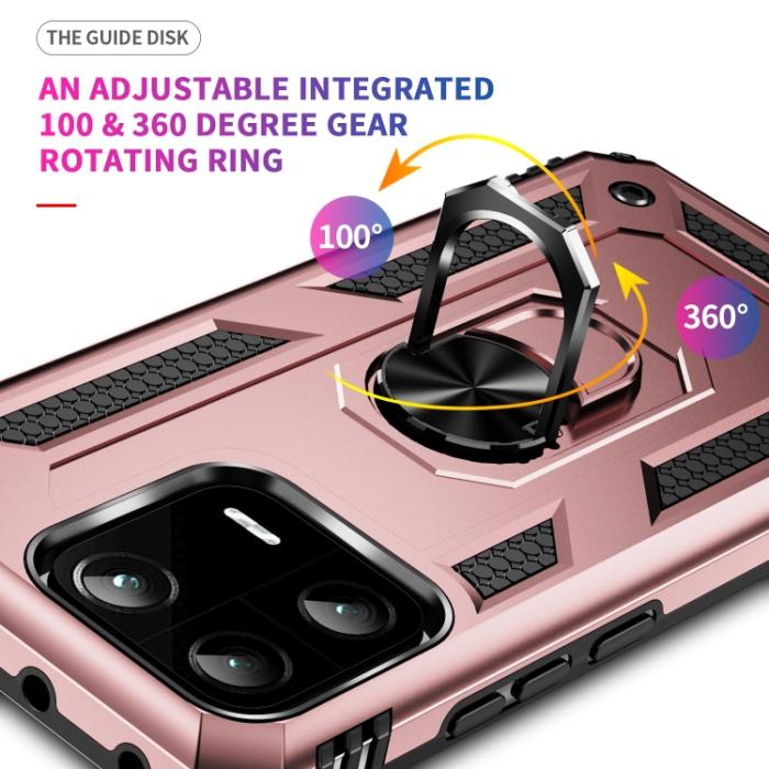 Bild 4,  Xiaomi 13 Pro 5G Skal Ring Armor Roséguld - Teknikhallen.se