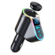 JOYROOM Joyroom 150W Billaddare 4in1 USB-A / 2x USB-C PD Svart - Teknikhallen.se