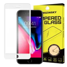 Wozinsky iPhone 7/8/SE (2020/2022) - Wozinsky Helt&auml;ckande Sk&auml;rmskydd - Vit - Teknikhallen.se