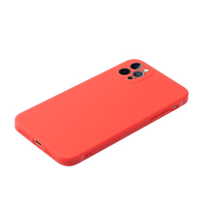 Bild 3,  iPhone 13 Pro - Liquid TPU Mobilskal - Röd - Teknikhallen.se
