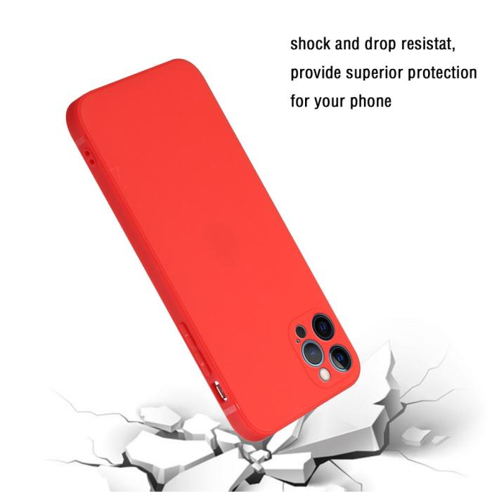 Bild 4,  iPhone 13 Pro - Liquid TPU Mobilskal - Röd - Teknikhallen.se