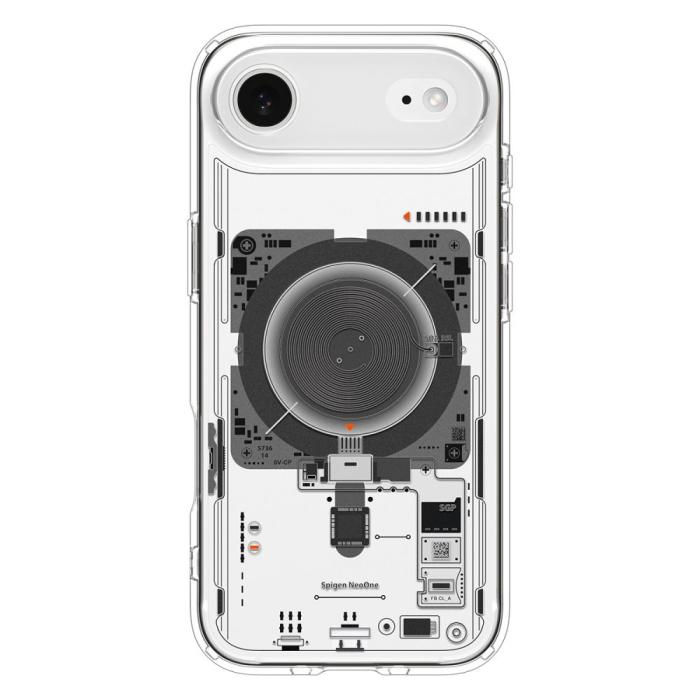 Bild 2, Spigen Spigen iPhone Air Skal MagSafe Ultra Hybrid Neo One - Teknikhallen.se