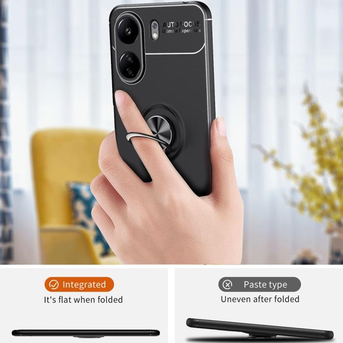 Bild 4,  Xiaomi Redmi 13C 4G Skal Ring Svart/Blå - Teknikhallen.se
