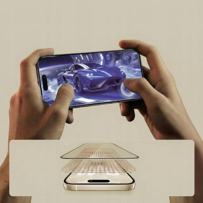 Bild 4, Tech-Protect Tech-Protect Motorola Moto G67/G77 2-PACK Skärmskydd GlassFit+ - Teknikhallen.se