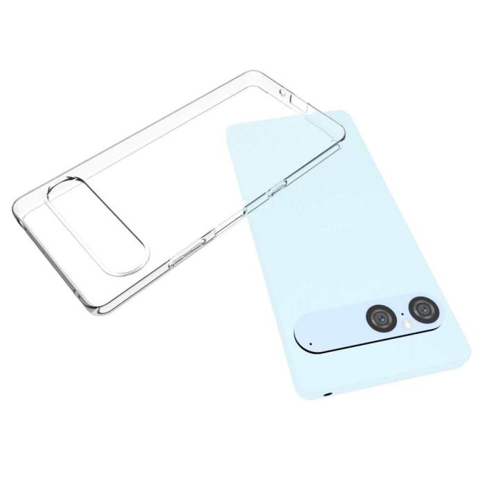 Bild 3,  Sony Xperia 10 VII Skal TPU Transparent - Teknikhallen.se
