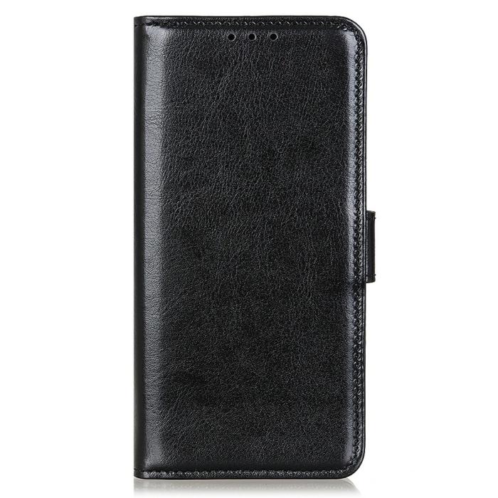 Bild 5,  Samsung Galaxy A16 / A26 5G Fodral Crazy Horse Läder Svart - Teknikhallen.se