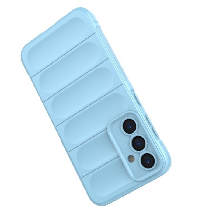 Bild 2,  Samsung Galaxy S23 FE Skal Magic Shield TPU Ljus Grå - Teknikhallen.se