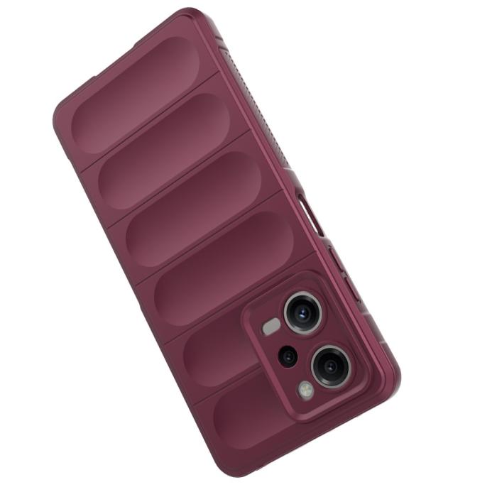Bild 2,  Xiaomi Redmi Note 12 Pro 5G Skal Magic Shield Vinröd - Teknikhallen.se