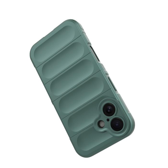 Bild 4,  iPhone 16 Plus Skal Magic Shield Grön - Teknikhallen.se
