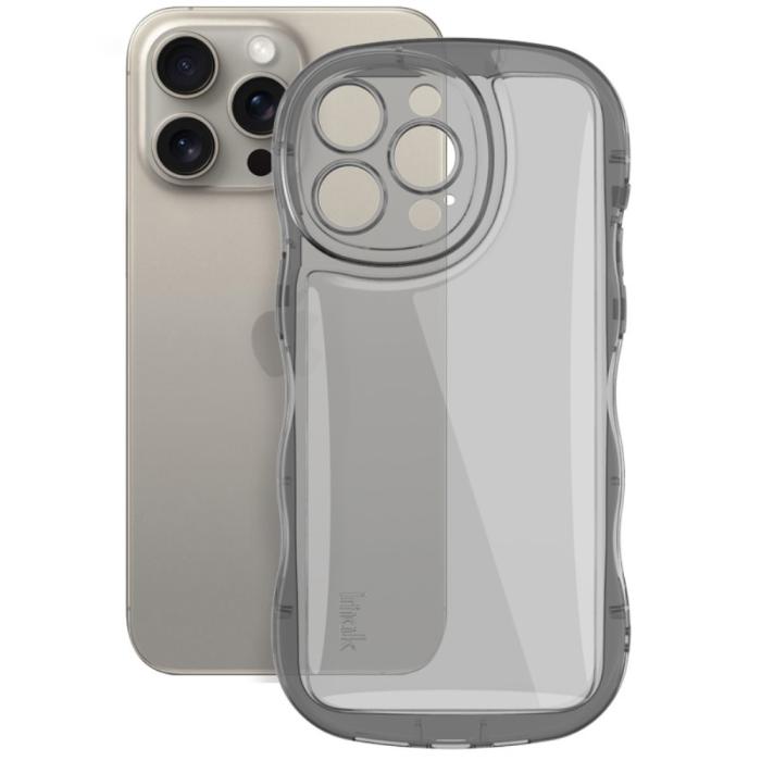 Bild 2, IMAK IMAK iPhone 15 Pro Max Skal TPU Tonad Svart - Teknikhallen.se