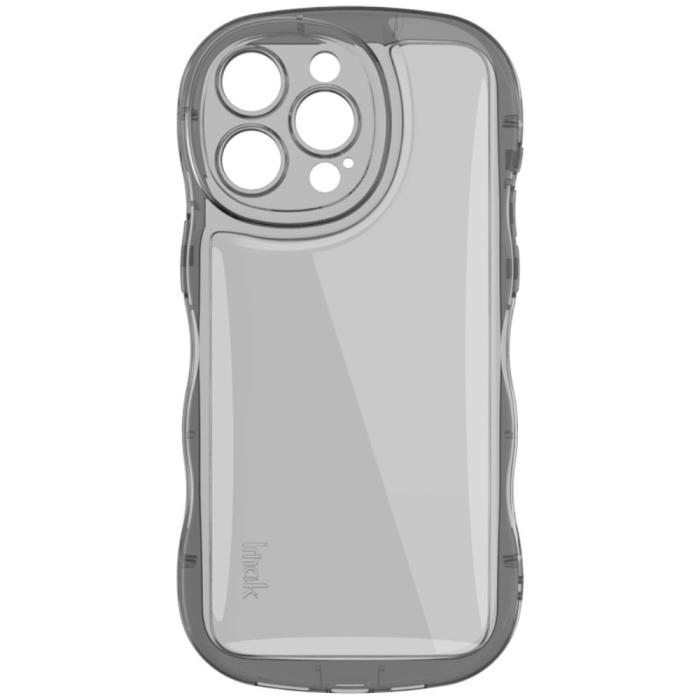 Bild 3, IMAK IMAK iPhone 15 Pro Max Skal TPU Tonad Svart - Teknikhallen.se