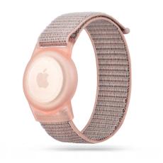 Tech-Protect Tech-Protect Nylon Armband F&ouml;r AirTag 2/1 Till Barn Rosa - Teknikhallen.se