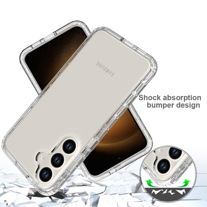 Bild 5,  Samsung Galaxy S24 Plus 360° Shockproof Hybrid Skal Transparent - Teknikhallen.se