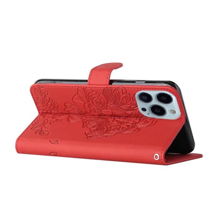 Bild 5,  iPhone 14 Pro Fodral Tiger Tryck Röd - Teknikhallen.se