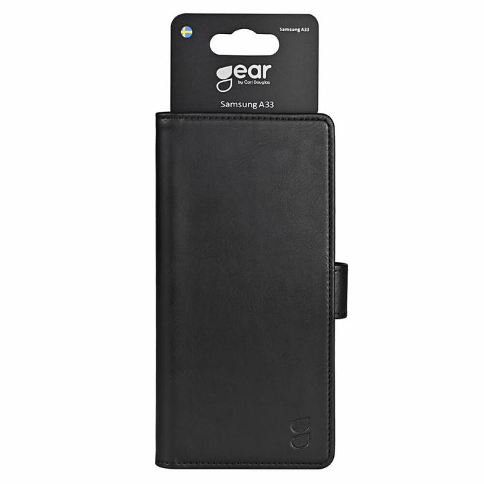 Bild 2, Gear GEAR Samsung Galaxy A33 5G Fodral Läder Svart - Teknikhallen.se