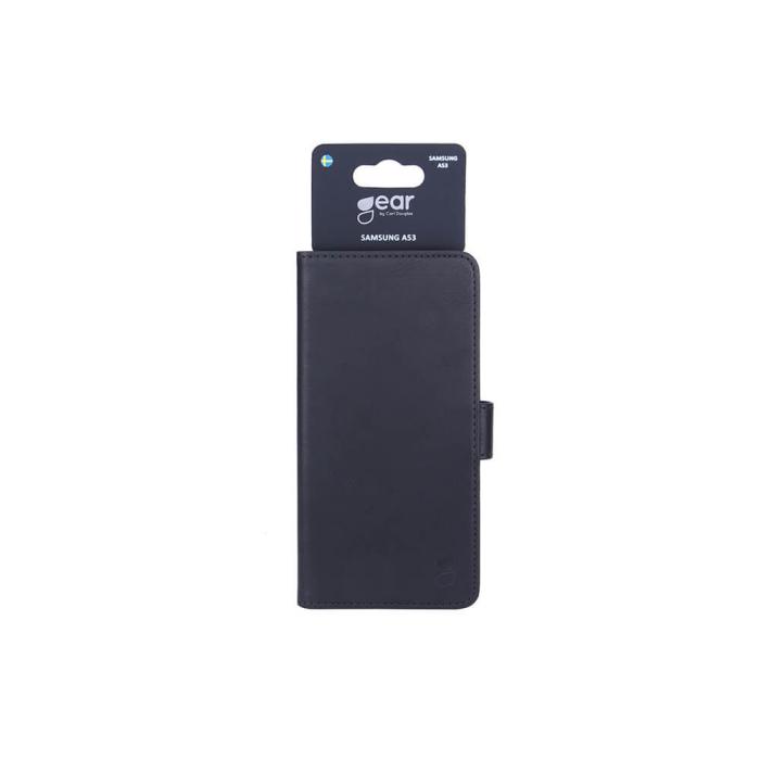 Bild 2, Gear GEAR Samsung Galaxy A53 Fodral Läder Svart - Teknikhallen.se