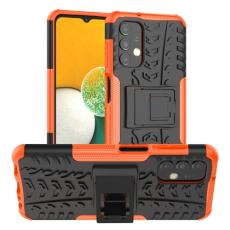  Samsung Galaxy A13 4G Skal Ultimata St&ouml;tt&aring;ligt med St&ouml;d Orange - Teknikhallen.se