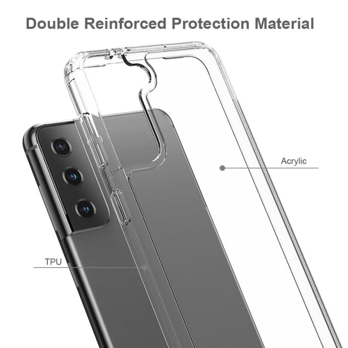 Bild 3,  Samsung Galaxy S21 - Crystal Akryl/TPU Skal - Teknikhallen.se
