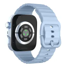 KALEBOL KALEBOL Huawei Watch Fit 4 Pro/4/3 Armband Wave Silikon Bl&aring; - Teknikhallen.se