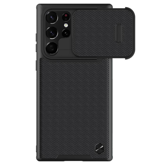 Bild 2, NILLKIN NILLKIN Samsung Galaxy S22 Ultra Skal CamShield Nylon Hybrid Svart - Teknikhallen.se