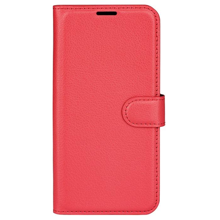 Bild 5,  Samsung Galaxy A35 5G Fodral Läder Litchi Röd - Teknikhallen.se