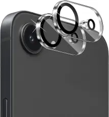  2-Pack iPhone 17e / 16e Linsskydd I H&auml;rdat Glas - Teknikhallen.se