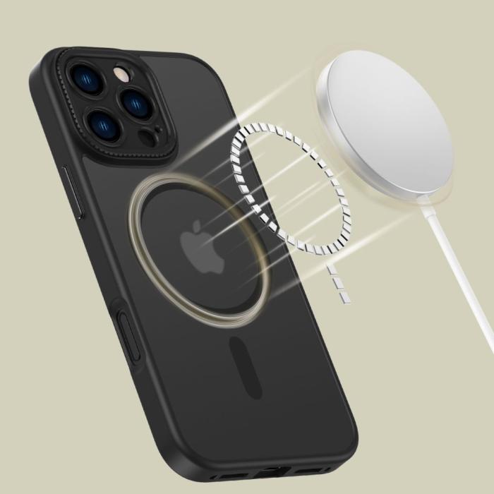 Bild 5, Tech-Protect Tech-Protect iPhone 16 Pro Max Skal MagSafe MagCam Matt Svart - Teknikhallen.se