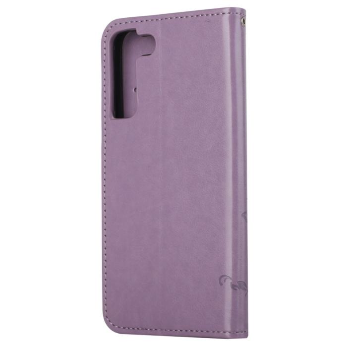 Bild 6,  Samsung Galaxy S23 Plus Fodral Med Tryck Lila - Teknikhallen.se