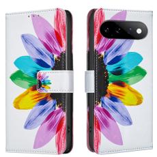  Google Pixel 11/11 Pro Fodral L&auml;der Med Tryck Blomma - Teknikhallen.se