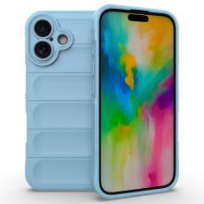  iPhone 16 Plus Skal Magic Shield Ljus Bl&aring; - Teknikhallen.se