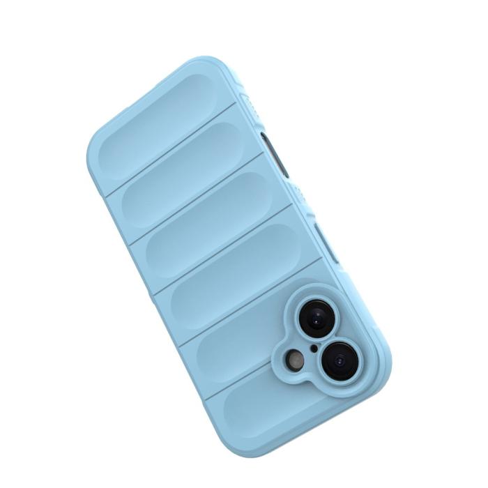 Bild 4,  iPhone 16 Plus Skal Magic Shield Ljus Blå - Teknikhallen.se