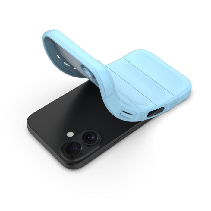 Bild 5,  iPhone 16 Plus Skal Magic Shield Ljus Blå - Teknikhallen.se